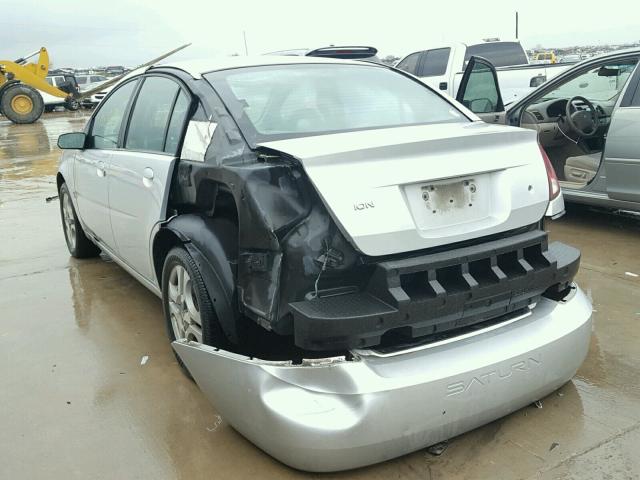 1G8AL52F53Z109185 - 2003 SATURN ION LEVEL SILVER photo 3