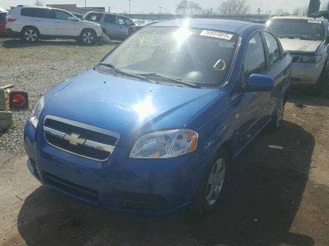 KL1TD56648B178415 - 2008 CHEVROLET AVEO/LS BLUE photo 2