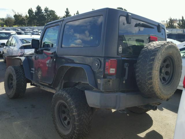 1C4AJWAG6DL549917 - 2013 JEEP WRANGLER S BLACK photo 3