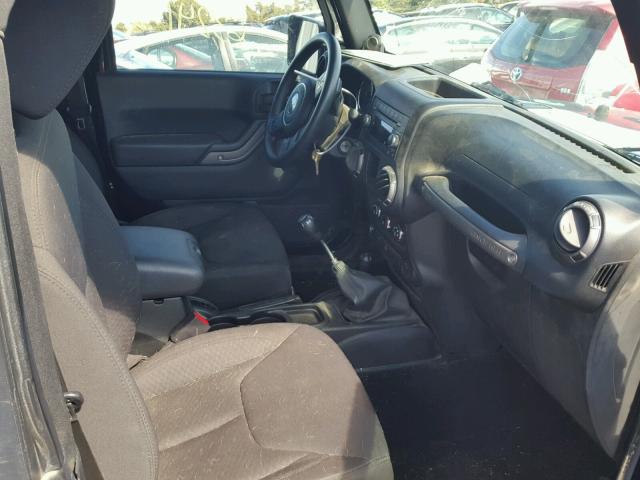 1C4AJWAG6DL549917 - 2013 JEEP WRANGLER S BLACK photo 5