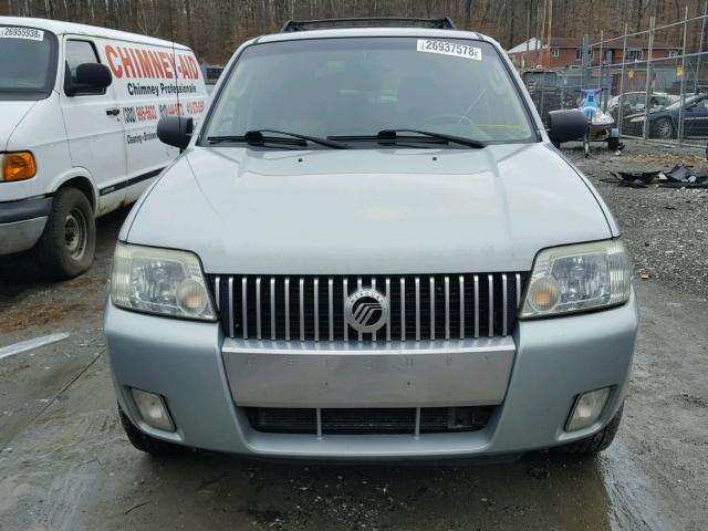 4M2YU57176KJ04236 - 2006 MERCURY MARINER GREEN photo 9