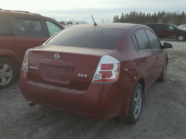 3N1AB61E87L608070 - 2007 NISSAN SENTRA 2.0 RED photo 4