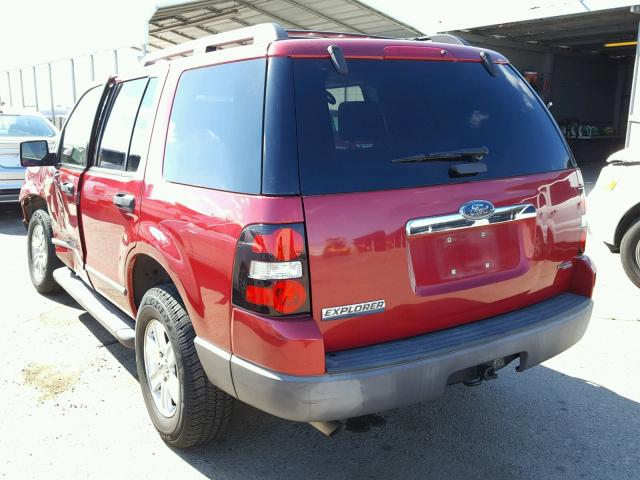 1FMEU62EX6UA36670 - 2006 FORD EXPLORER X RED photo 3