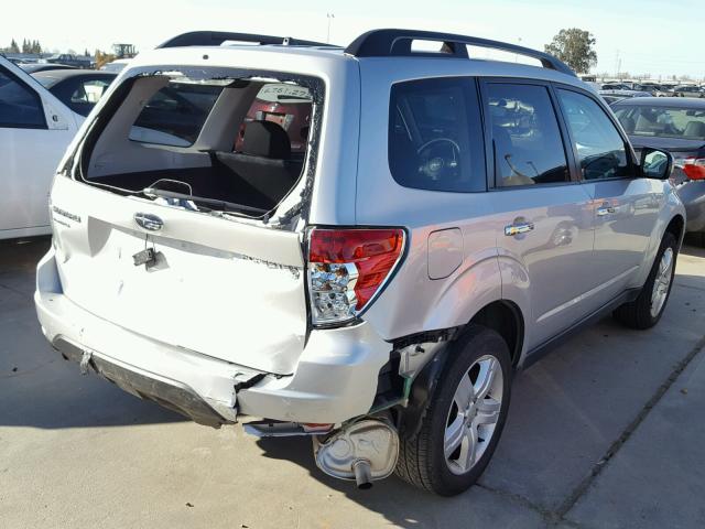 JF2SH6CC0AH766549 - 2010 SUBARU FORESTER 2 SILVER photo 4