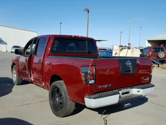 1N6AA07A47N206111 - 2007 NISSAN TITAN XE RED photo 3