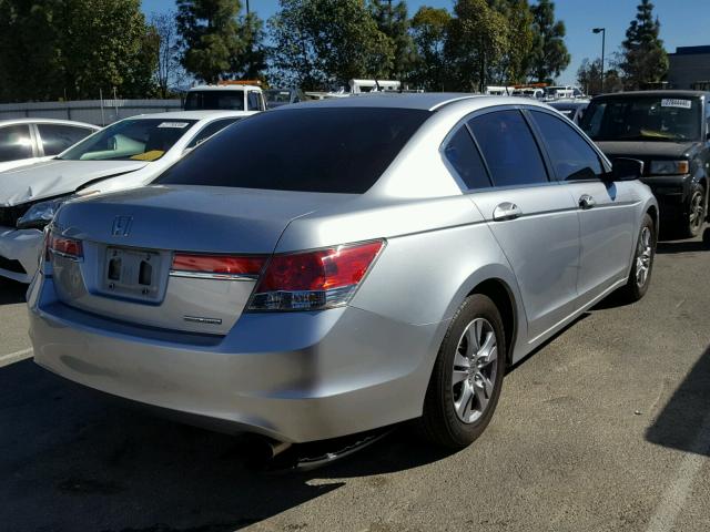 1HGCP2F68CA170946 - 2012 HONDA ACCORD SE SILVER photo 4