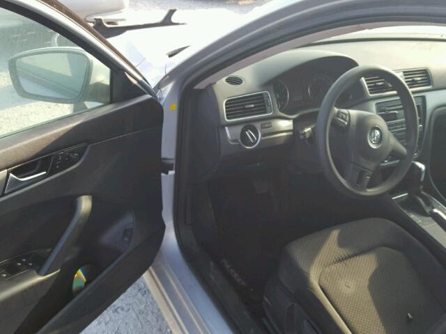 1VWAP7A38EC002602 - 2014 VOLKSWAGEN PASSAT S ვერცხლისფერი ფოტო 9