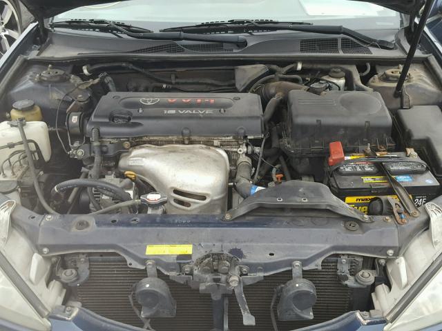 4T1BE32KX3U227263 - 2003 TOYOTA CAMRY LE BLUE photo 7