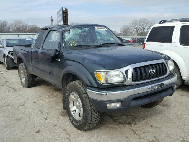 5TESN92N43Z184175 - 2003 TOYOTA TACOMA XTR GREEN photo 1