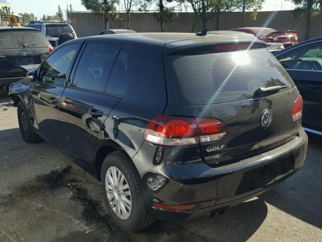 WVWDB7AJ6EW003100 - 2014 VOLKSWAGEN GOLF 黑色 照片 3