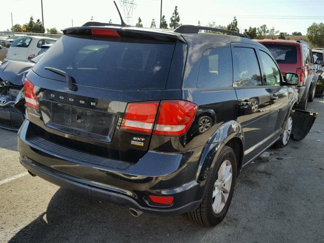 3C4PDCBGXFT697235 - 2015 DODGE JOURNEY SX BLACK photo 4