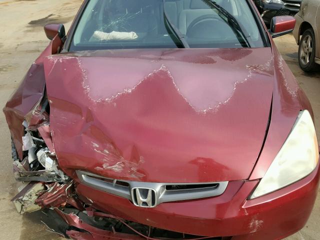 1HGCM56643A103335 - 2003 HONDA ACCORD EX MAROON photo 7