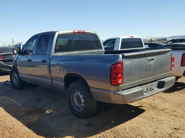 1D7HA18K68J169771 - 2008 DODGE RAM 1500 S GRAY photo 3