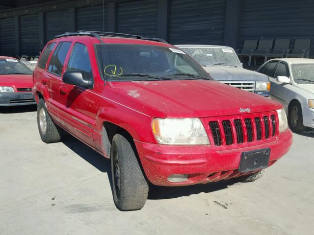 1J4GW58S4YC236574 - 2000 JEEP GRAND CHER RED photo 1