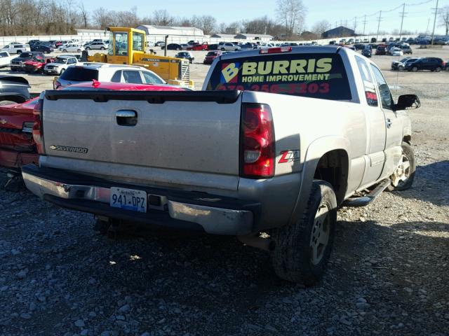 2GCEK19B761292527 - 2006 CHEVROLET SILVERADO SILVER photo 4