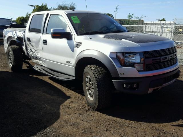 1FTFW1R64BFA68193 - 2011 FORD F150 SVT R SILVER photo 1