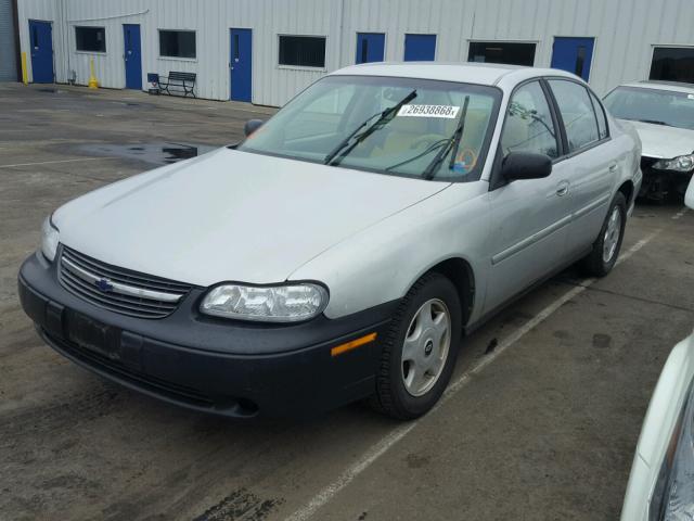 1G1ND52J216147599 - 2001 CHEVROLET MALIBU GRAY photo 2