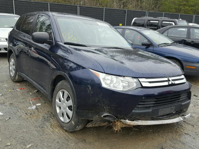 JA4AD2A35FZ009210 - 2015 MITSUBISHI OUTLANDER BLUE photo 1