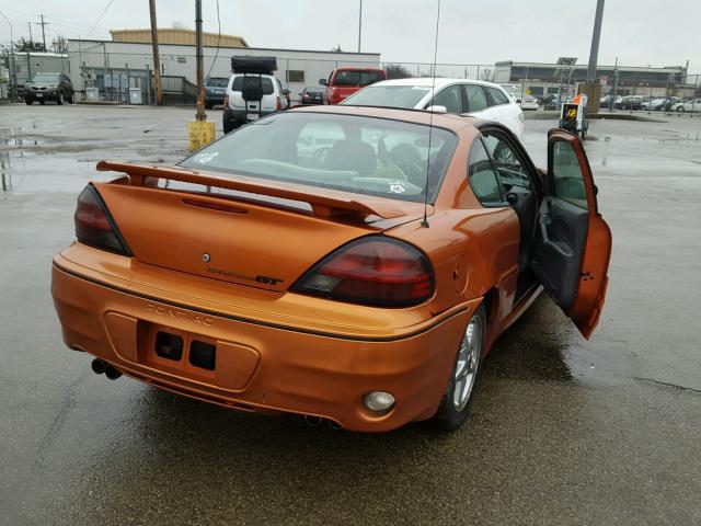 1G2NW12E43C321355 - 2003 PONTIAC GRAND AM G ORANGE photo 4