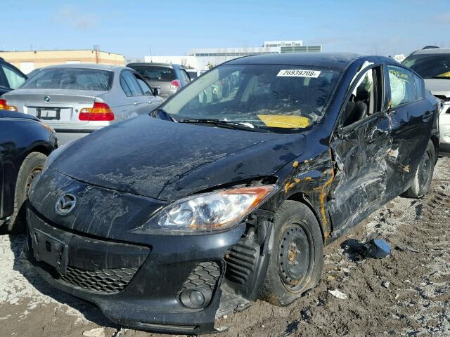 JM1BL1V76C1687558 - 2012 MAZDA 3 I BLACK photo 2