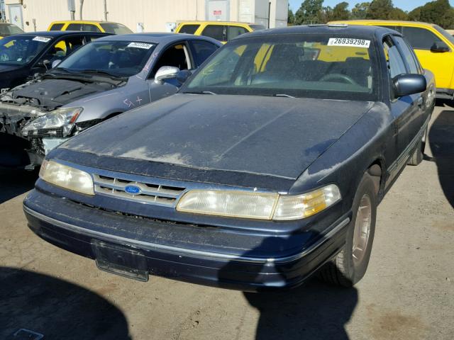 2FALP74W8VX226625 - 1997 FORD CROWN VICT BLUE photo 2