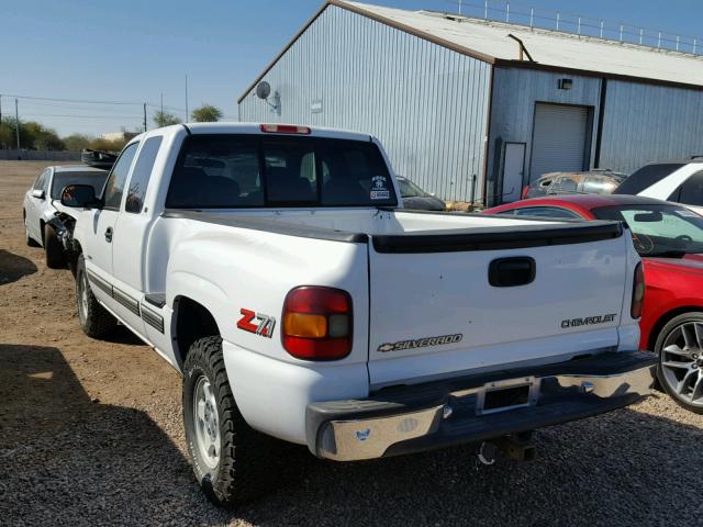 2GCEK19T5Y1124820 - 2000 CHEVROLET SILVERADO WHITE photo 3