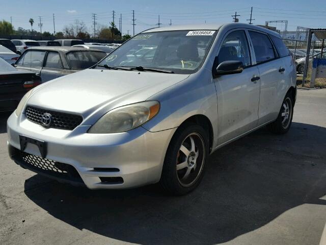 2T1KR32E13C022074 - 2003 TOYOTA MATRIX SILVER photo 2