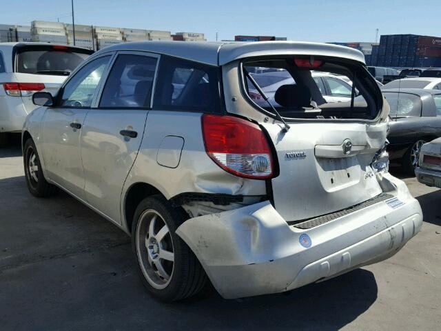 2T1KR32E13C022074 - 2003 TOYOTA MATRIX SILVER photo 3