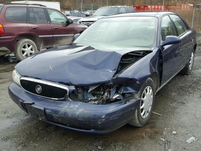 2G4WS52J131106176 - 2003 BUICK CENTURY CU BLUE photo 2