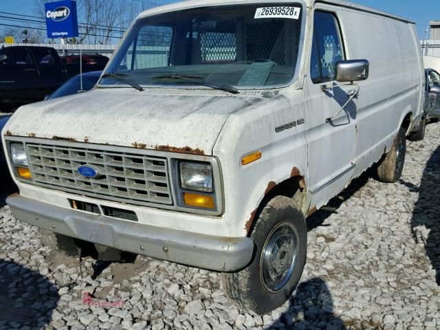 1FTGS24N2KHB22227 - 1989 FORD ECONOLINE WHITE photo 2