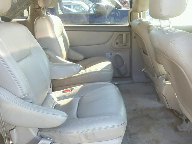 5TDZA22C75S289485 - 2005 TOYOTA SIENNA XLE TAN photo 6