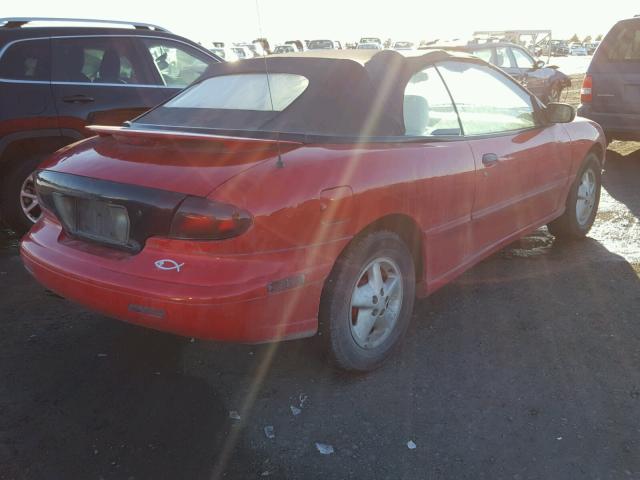 4G2JB32TXWB202805 - 1998 PONTIAC SUNFIRE SE RED photo 4