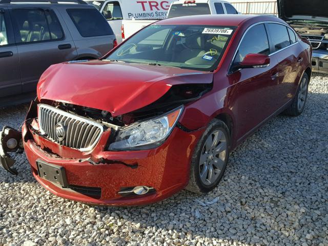 1G4GC5E38DF306044 - 2013 BUICK LACROSSE RED photo 2