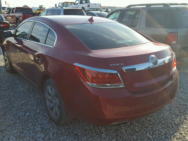 1G4GC5E38DF306044 - 2013 BUICK LACROSSE RED photo 3