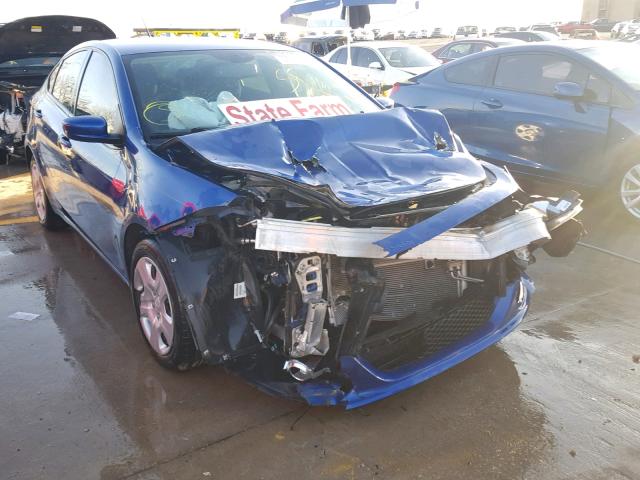 1C3CDFAA9ED803843 - 2014 DODGE DART SE BLUE photo 1