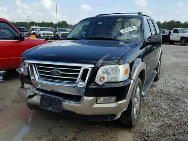 1FMEU64E87UA83954 - 2007 FORD EXPLORER E BLACK photo 2