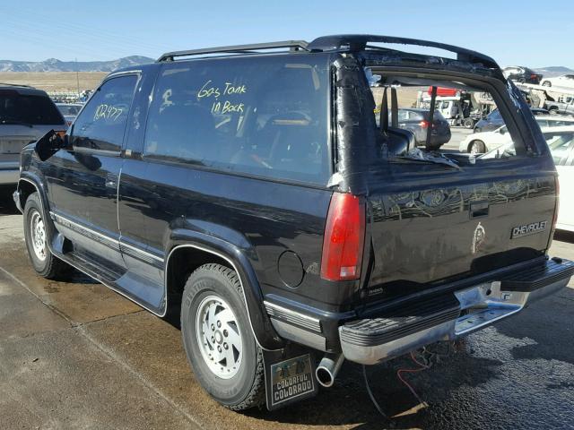 1GNEK18K9PJ316925 - 1993 CHEVROLET BLAZER K15 BLACK photo 3