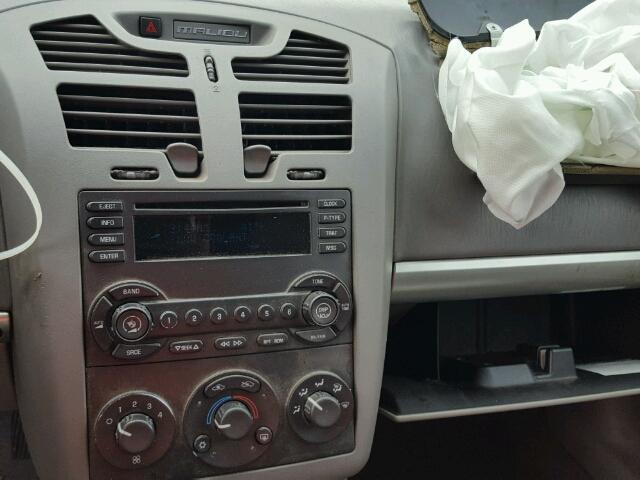 1G1ZT54875F184412 - 2005 CHEVROLET MALIBU LS ნაცრისფერი ფოტო 9