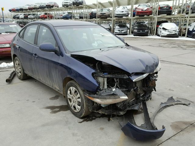 KMHDU4AD2AU936741 - 2010 HYUNDAI ELANTRA BL BLUE photo 1