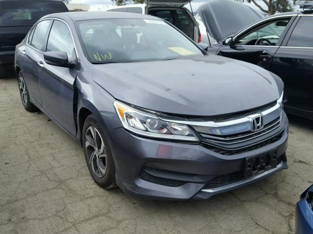 1HGCR2F37HA046884 - 2017 HONDA ACCORD LX GRAY photo 1