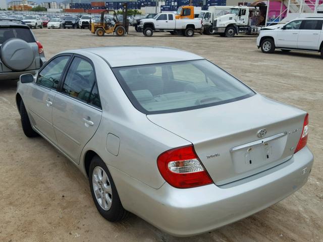 JTDBF32K630151095 - 2003 TOYOTA CAMRY LE SILVER photo 3