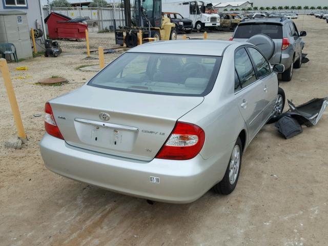 JTDBF32K630151095 - 2003 TOYOTA CAMRY LE SILVER photo 4