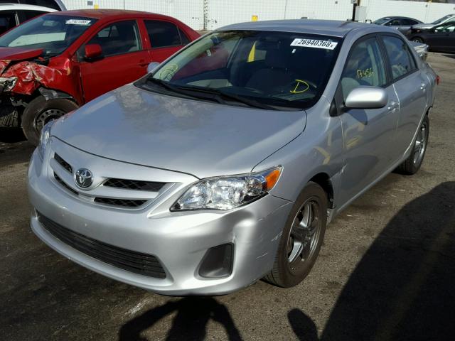 JTDBU4EE0B9151119 - 2011 TOYOTA COROLLA BA SILVER photo 2