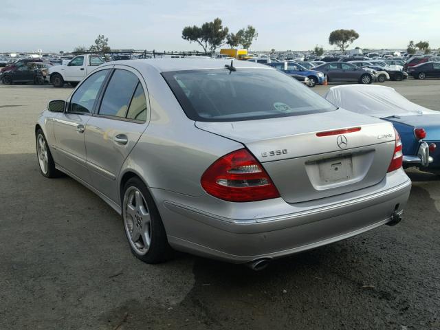 WDBUF56J86A768131 - 2006 MERCEDES-BENZ E 350 SILVER photo 3