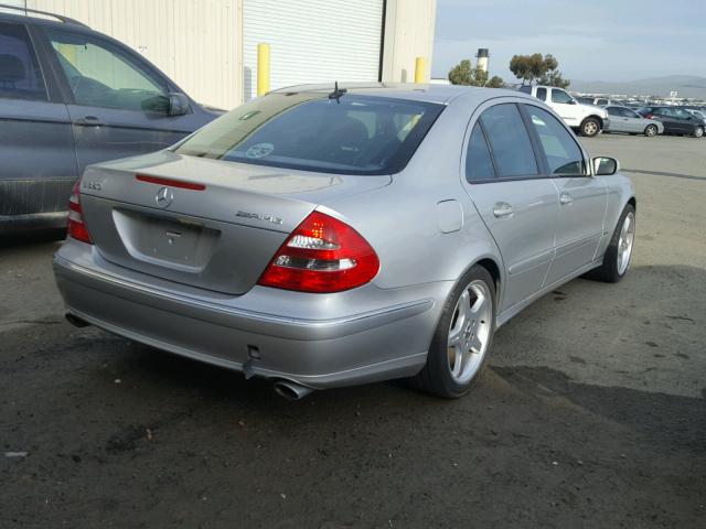 WDBUF56J86A768131 - 2006 MERCEDES-BENZ E 350 SILVER photo 4