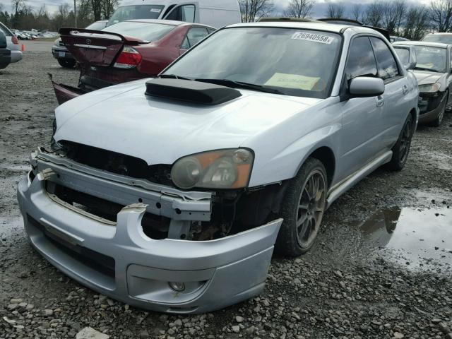 JF1GD29605G501660 - 2005 SUBARU IMPREZA WR SILVER photo 2