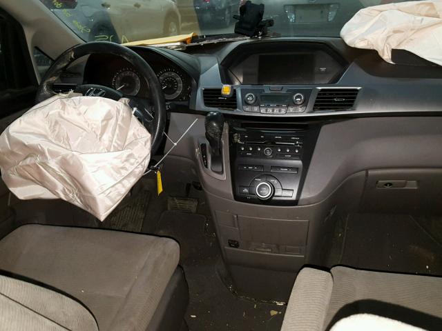 5FNRL5H20DB085432 - 2013 HONDA ODYSSEY LX SILVER photo 9