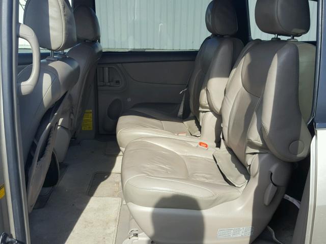 5TDZA23C25S247739 - 2005 TOYOTA SIENNA CE TAN photo 6