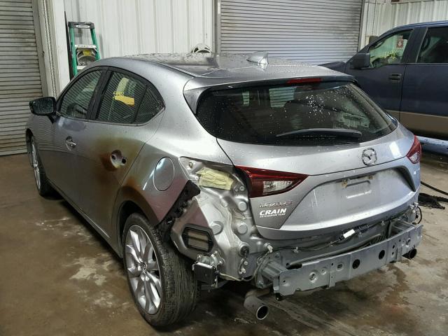 JM1BM1L31F1238970 - 2015 MAZDA 3 TOURING SILVER photo 3