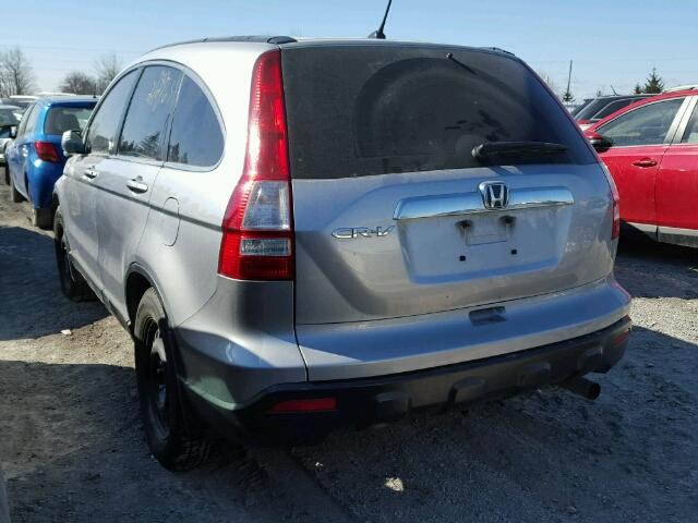 5J6RE48797L818850 - 2007 HONDA CR-V EXL SILVER photo 3